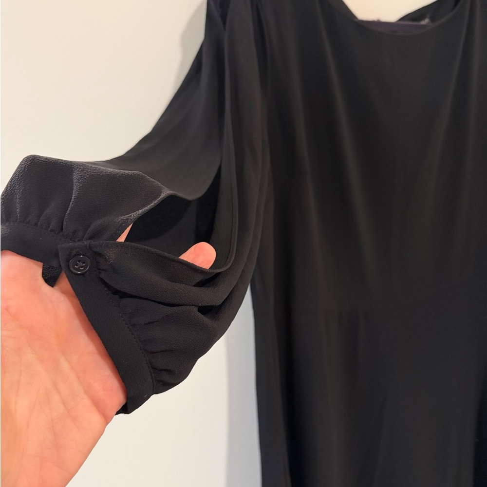 *EUC* Banana Republic Black A-Line Dress - Picture 2 of 8